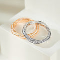 Tiffany Spiral Cubic Zirconia Ring